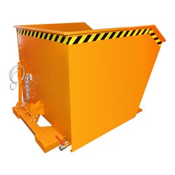 Bauer Südlohn Spänebehälter GU-E 1000, lackiert, Gelborange