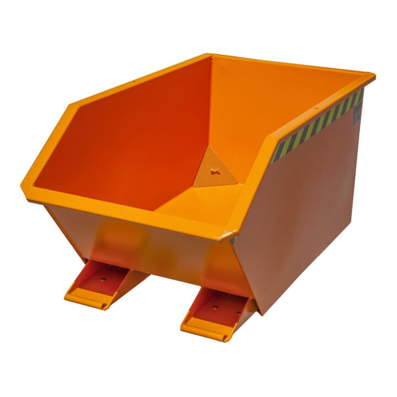 Bauer Südlohn Spänebehälter GU-E 300, lackiert, Gelborange