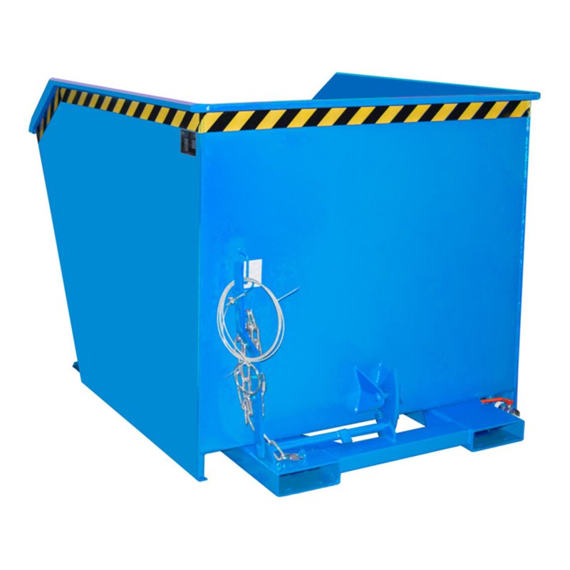 Bauer Südlohn Spänebehälter GU-E 1500, lackiert, Lichtblau