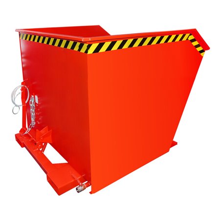 Bauer Südlohn Spänebehälter GU-E 2000, lackiert, Feuerrot