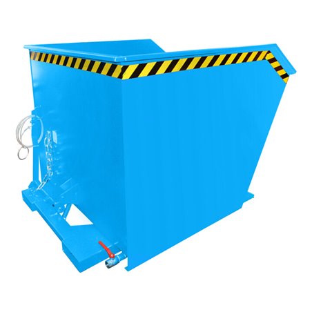 Bauer Südlohn Spänebehälter GU-E 1000, lackiert, Lichtblau