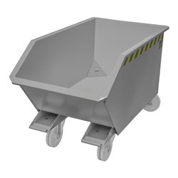 Bauer Südlohn Spänebehälter GU-E 300, lackiert, Mausgrau