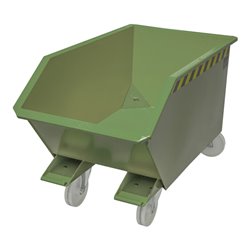 Bauer Südlohn Spänebehälter GU-E 300, lackiert, Resedagrün