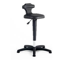 bimos Flex mit Gleiter PU-Schaum schwarz Sitzhöhe 500-780 mm