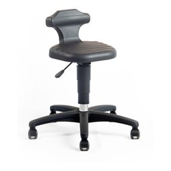 bimos Flex mit Rollen PU-Schaum schwarz Sitzhöhe 450-650 mm