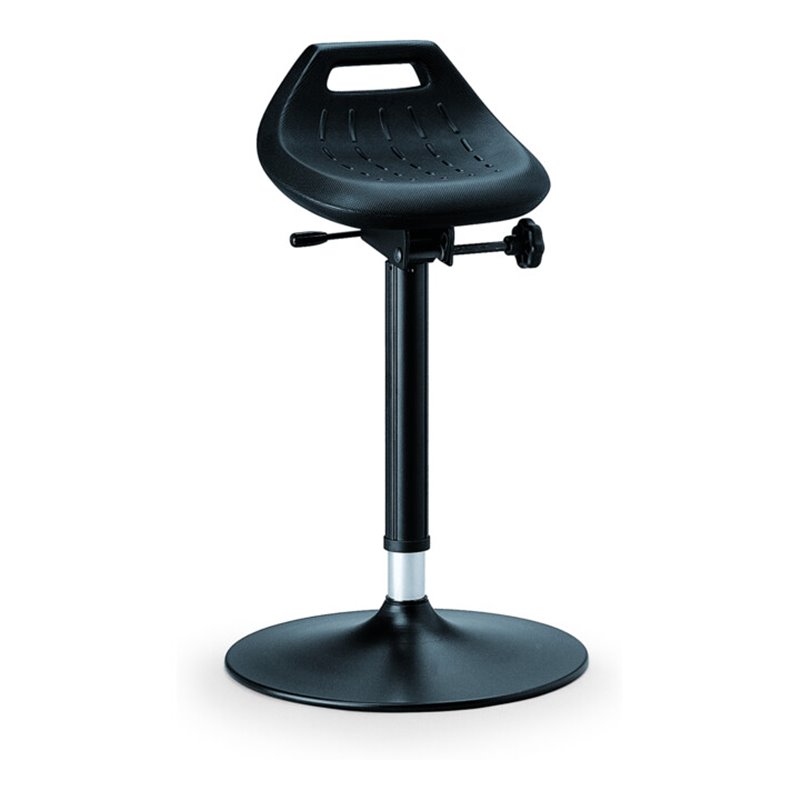 bimos Industriestehhilfe PU-Sitz Tellerfuß Sitzhöhe 650-850 mm