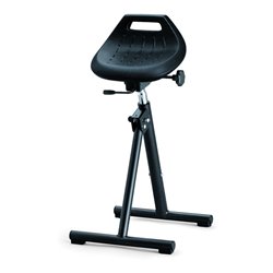 bimos Industriestehhilfe PU-Sitz klappbar Sitzhöhe 650-850 mm