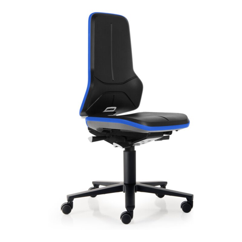 bimos Neon mit Rollen PU-Schaum Flexband blau Sitz 450-620 mm Synchrontechnik