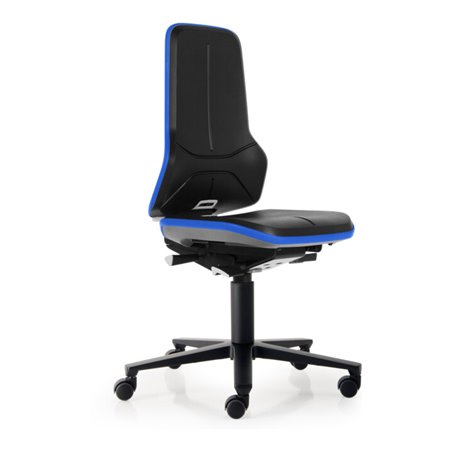 bimos Neon mit Rollen PU-Schaum Flexband blau Sitz 450-620 mm Synchrontechnik