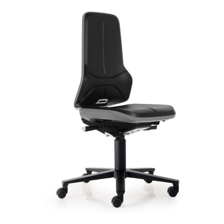 bimos Neon mit Rollen PU-Schaum Flexband grau Sitz 450-620 mm Permanentkontakt