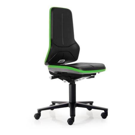 bimos Neon mit Rollen PU-Schaum Flexband grün Sitz 450-620 mm Synchrontechnik