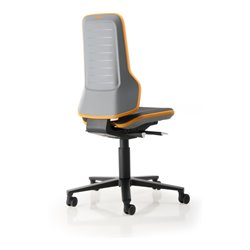 bimos Neon mit Rollen Kunstleder Flexband orange Sitz 450-620 mm Synchrontechnik