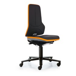 bimos Neon mit Rollen Supertec Flexband orange Sitz 450-620 mm Synchrontechnik