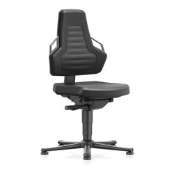 bimos Nexxit mit Gleiter PU-Polster Grifffarbe grau Sitzhöhe 450-600 mm