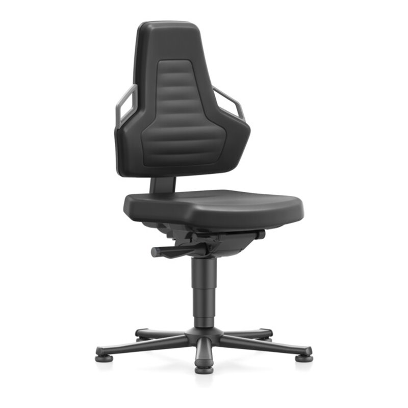 bimos Nexxit mit Gleiter PU-Polster Grifffarbe grau Sitzhöhe 450-600 mm