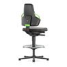bimos Nexxit mit Fußring Supertec-Polster Grifffarbe grün Sitzhöhe 570-820 mm