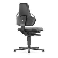 bimos Nexxit mit Gleiter Kunstlederpolster Grifffarbe grau Sitzhöhe 450-600 mm