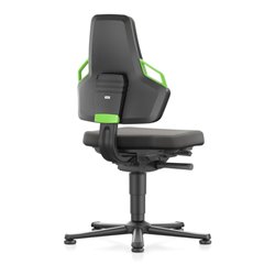bimos Nexxit mit Gleiter Supertec-Polster Grifffarbe grün Sitzhöhe 450-600 mm