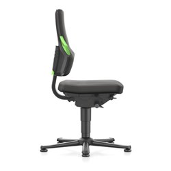 bimos Nexxit mit Gleiter Supertec-Polster Grifffarbe grün Sitzhöhe 450-600 mm