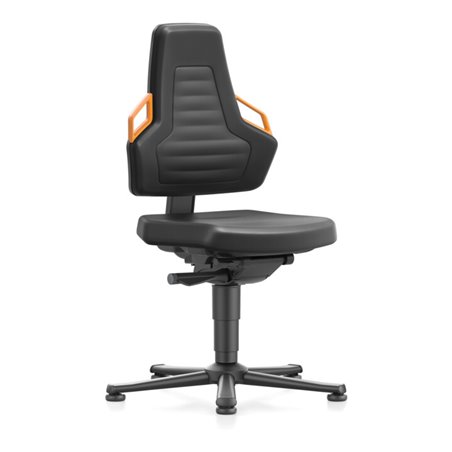 bimos Nexxit mit Gleiter PU-Polster Grifffarbe orange Sitzhöhe 450-600 mm