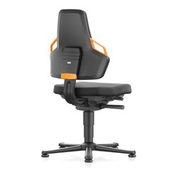 bimos Nexxit mit Gleiter PU-Polster Grifffarbe orange Sitzhöhe 450-600 mm