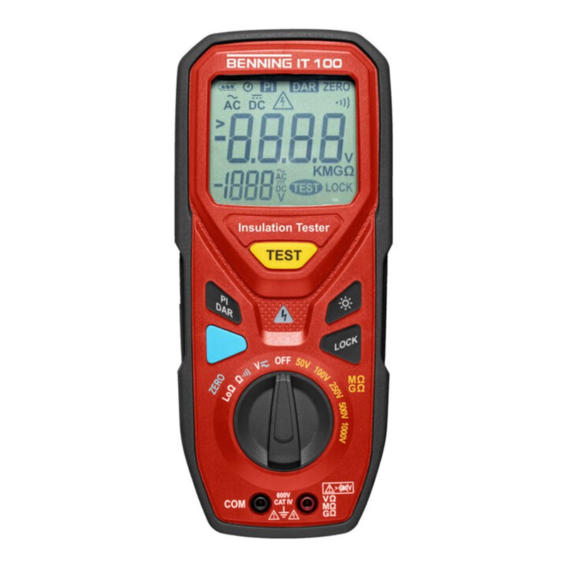 Isolations-/Widerstandsmessgerät IT 100 600 V 300 kΩ-20 GΩ BENNING