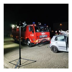 Stativ TRIPOD 2m D.1,06m Nutz-H.min./max.0,9-2m f.Arbeitsleuchten SCANGRIP