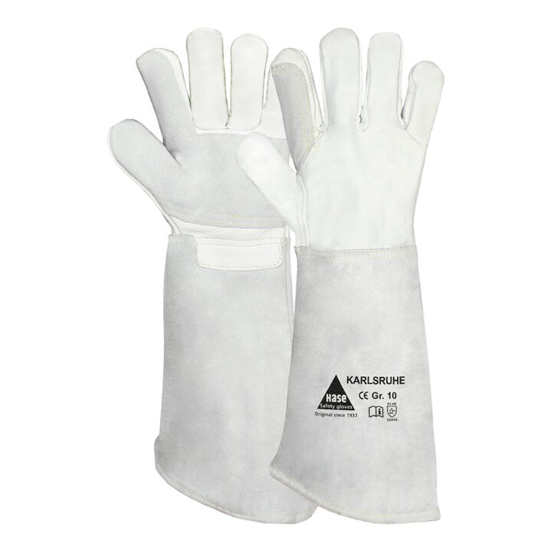Hase Schnittschutzhandschuhe Karlsruhe Größe 10, Rindnarbenleder