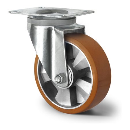 CASCOO Lenkrolle ø 200 mm Serie BAU5 Doppelkugellager E-Serie