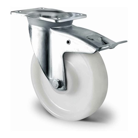 CASCOO Lenkrolle mit Totalfeststeller ø 200 mm Serie Z0Z0 Doppelkugellager K-Serie