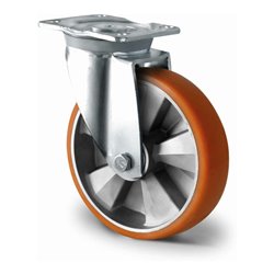 CASCOO Lenkrolle ø 200 mm Serie BAU5 Doppelkugellager K-Serie