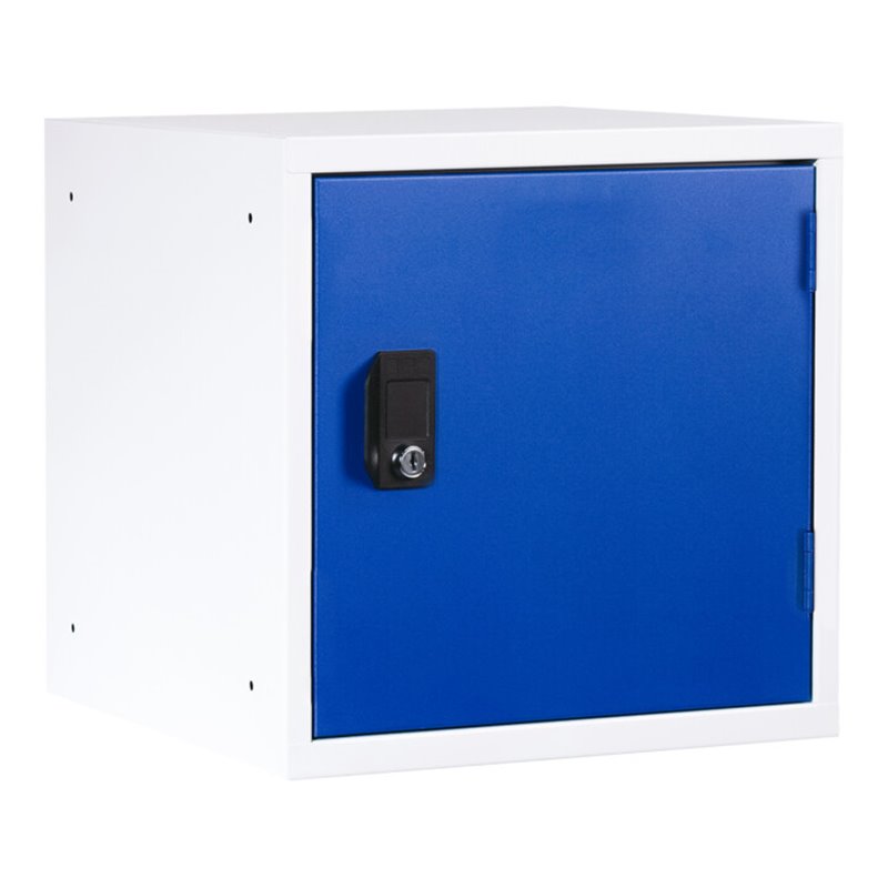 STIER Schließfachwürfel HxBxT 305x305x305 mm enzianblau