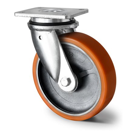 CASCOO Lenkrolle ø 125 mm Serie I2U5 Doppelkugellager M-Serie