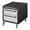 STIER Rollcontainer Premium mit 2 Schubladen BxTxH 480x600x540 mm