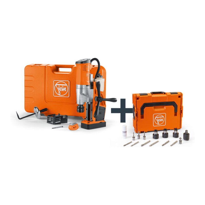Fein Universal-Magnet-Kernbohrmaschine bis 35 mm mit Anwenderset KBU 35 QW Fabri
