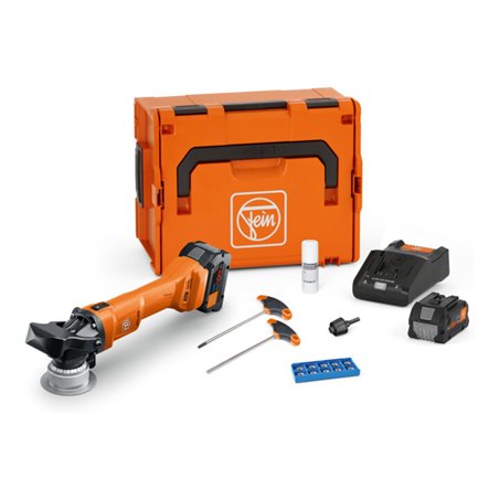 Fein Akku-Kantenfräse bis 5mm mit Anwenderset AKFH 18-5 AS Basis Set Fase mit 2x