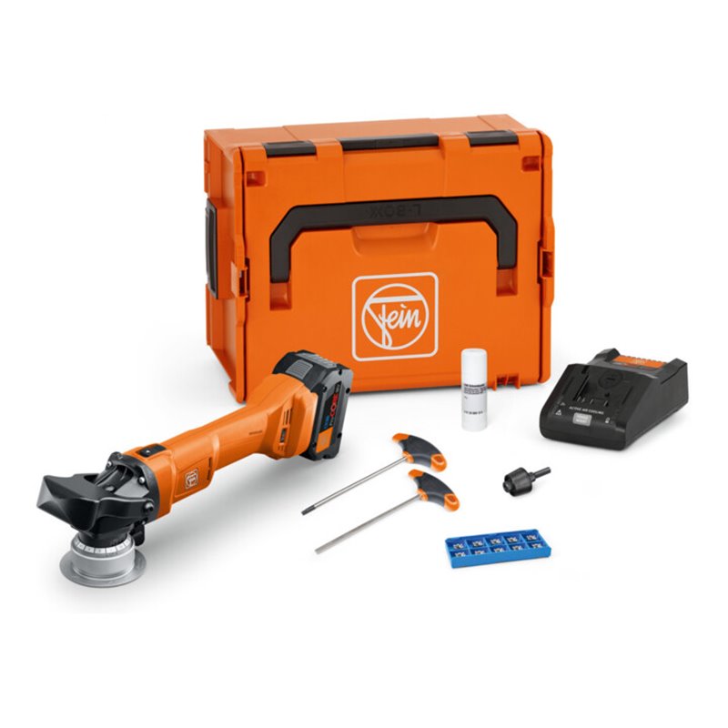 Fein Akku-Kantenfräse bis 5mm mit Anwenderset AKFH 18-5 AS Basis Set Fase mit 1x