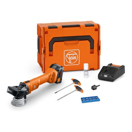 Fein Akku-Kantenfräse bis 5mm mit Anwenderset AKFH 18-5 AS Basis Set Fase mit 1x