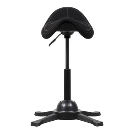 STIER Sattelhocker mit Sitzmulde Sitzhöhe 480-660mm schwarz