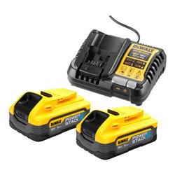 DEWALT Akku-Kit (2x 18V/5Ah PS plus DCB1104)