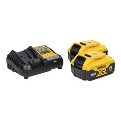 DEWALT Akku-Kit (2x 18V/5Ah plus DCB1104)