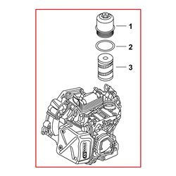 KS Tools 1/2' Ölfilter-Schlüssel für DSG-Getriebeölwechsel, 24 mm