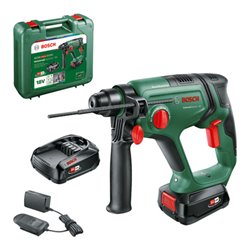 Bosch Akku-Bohrhammer UniversalHammer 18V, 2 Akku PBA 18V 2.5 Ah, Ladg. u. Koffer