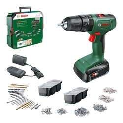 Bosch Akku-Zweigang-Schlagbohrschrauber EasyImpact 18V-40 + System-Box, Akku PBA