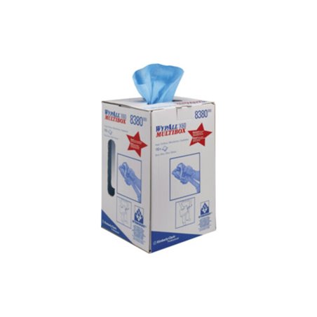 WypAll X60 Reinigungstücher, 1 blaue Putzrolle x 150 industrielle Reinigungstücher