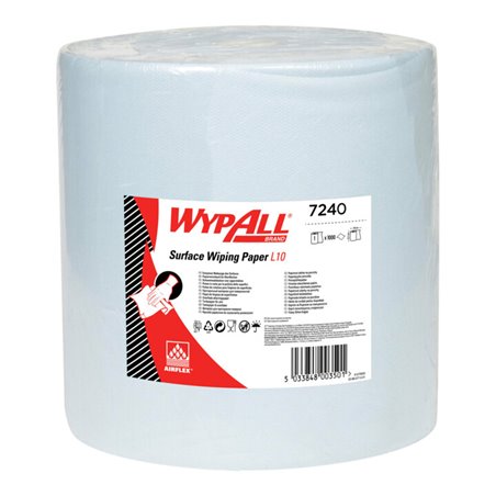 WypAll L10 Oberflächenwischpapier, 1 blaue Rolle x 1.000 Papierwischer