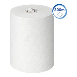 Scott Control Extrastarke Papierhandtücher gerollt, 6 x 300 m weiße Handtücher Rollen