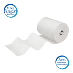 Scott Control Extrastarke Papierhandtücher gerollt, 6 x 300 m weiße Handtücher Rollen