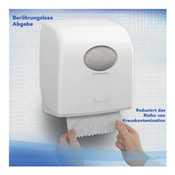 Scott Control Extrastarke Papierhandtücher gerollt, 6 x 300 m weiße Handtücher Rollen