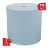 WypAll Papierwischtücher für industrielle Reinigungsaufgaben L30, Jumborolle, 1 Rolle x 670 Wischtücher, 3-lagig, blau